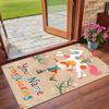 Crystal Velvet Rug Custom Name Text, Soft Non Slip Floor Mat Home DecorPippi Longstocking