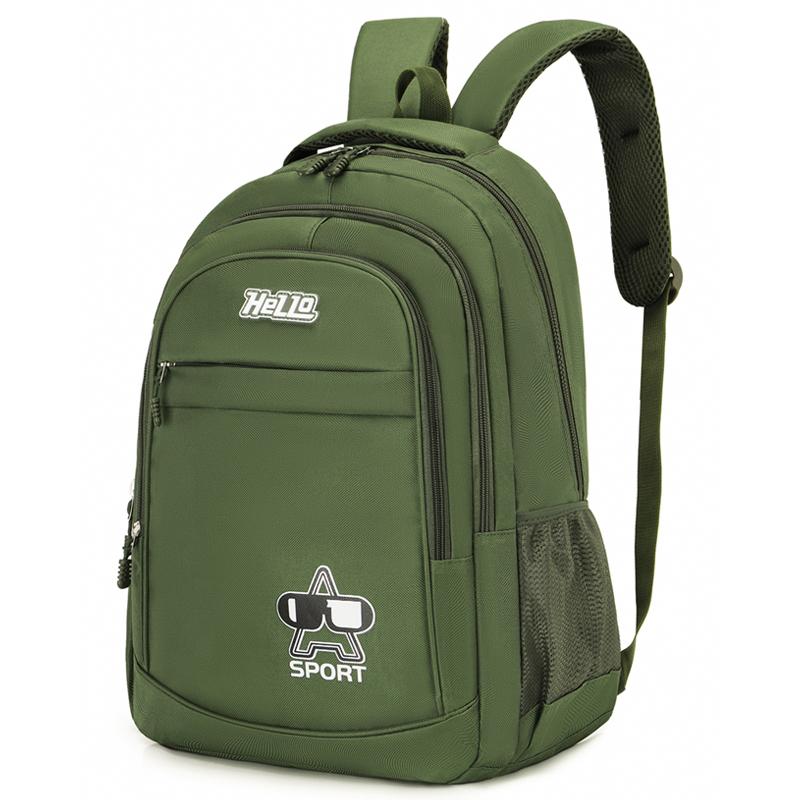 

мода Мужской плечевой рюкзак Большая вместимость Многофункциональная дорожная школьная сумка 15 inches