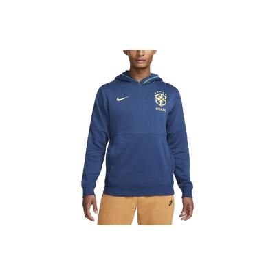 Nike Sudadera con capucha para hombre SS23 con estampado de letras y manga larga, sudadera azul DH4822-490