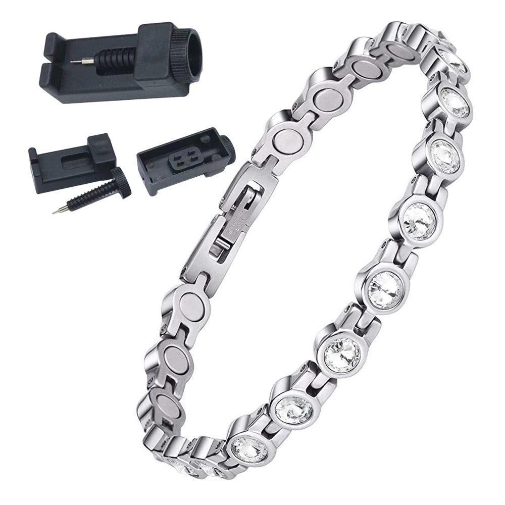 Detachable Magnetic Therapy Bracelet: Fashionable Unisex Health Accessory