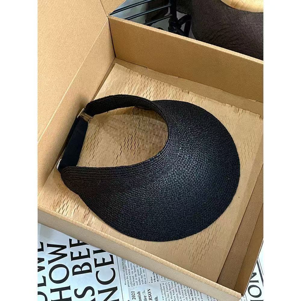 Lafite empty top hat women's summer eaves sun protection sun hat outdoor travel can be folded and stored straw sun hat