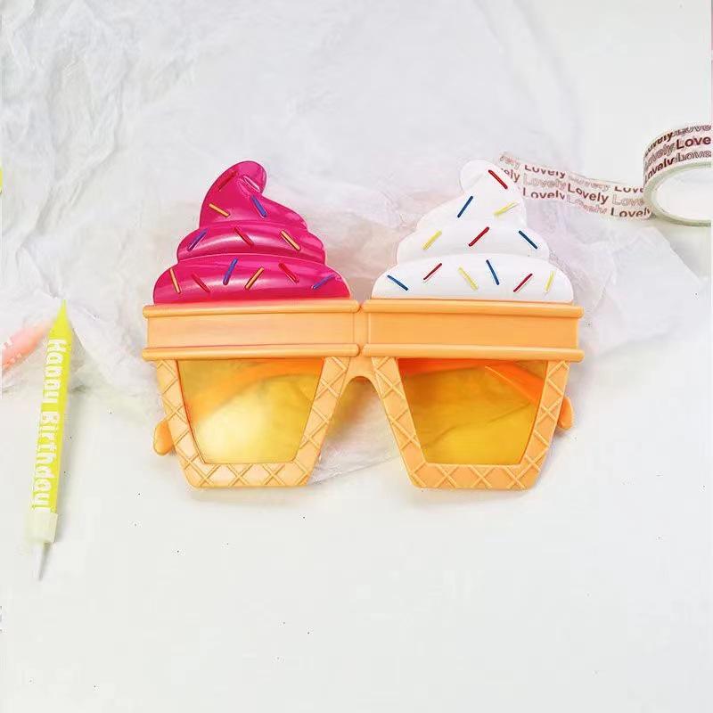 Hawaiian Beach Party Glasses: Coconut Tree, Flamingo, Parrot, Ice Cream, Flower & Wine Glass Fun