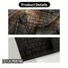 Halloween Castle Backdrop - Medieval Stone Wall Lanterns Photography Prop