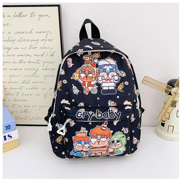 

Школьный рюкзак новый трендовый узор маленький класс школьный рюкзак 4-6 лет досуг снижение нагрузки легкий школьный рюкзак чёрный