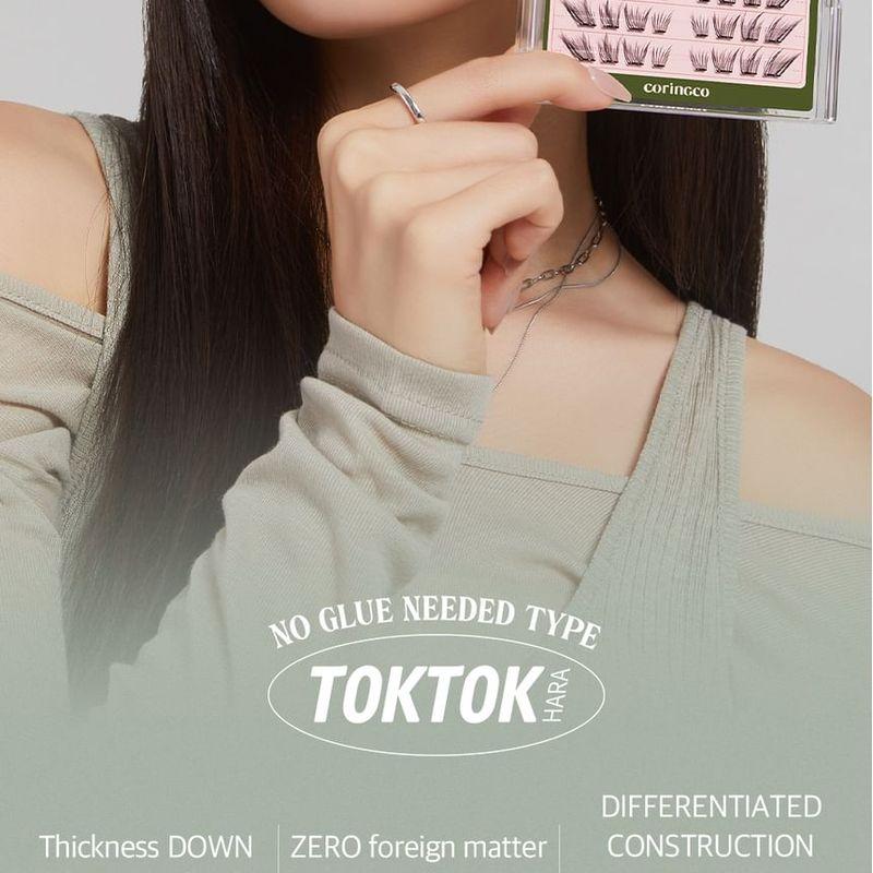 CORINGCO Toktok-Hara Yapışkansız Kirpik - 12 Çeşit