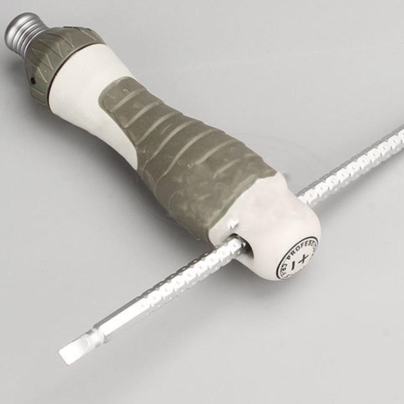 Ergonomic Handle Ratchet Screwdriver with Double Head and Anti Rusts Coating for Efficient Fastening In Compacts Space