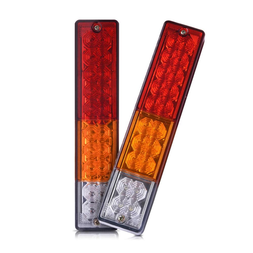 1 pair 12V 20LED Car Auto Stop Rear Tail Light Brake Reverse Light Turn Indiactor Boat ATV Truck Trailer Lamp