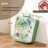 Nordic-Style Stainless Steel Lunch Box with Compartments, Fork, and Spoon - Microwave Safe