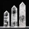 Natural Stone And Crystals Point Wand Witchcraft Rose Quartz Amethyst Home Decoration Mineral Stones Crafts Room Aquarium Decor