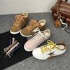 [Fanfuna] 2025 Autumn New Retro Old Stars Small Dirty Shoes Color Matching Lace Dirty Shoes Women's Shoes Tide