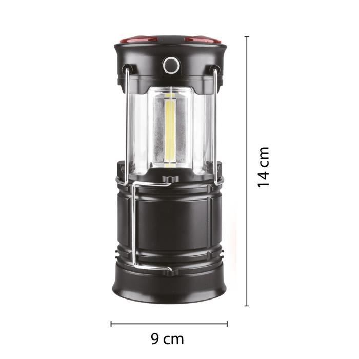 Lampe de Poche - VELAMP - VADOR - Lanterne rechargeable 5W - Étanche - 250 lumens
