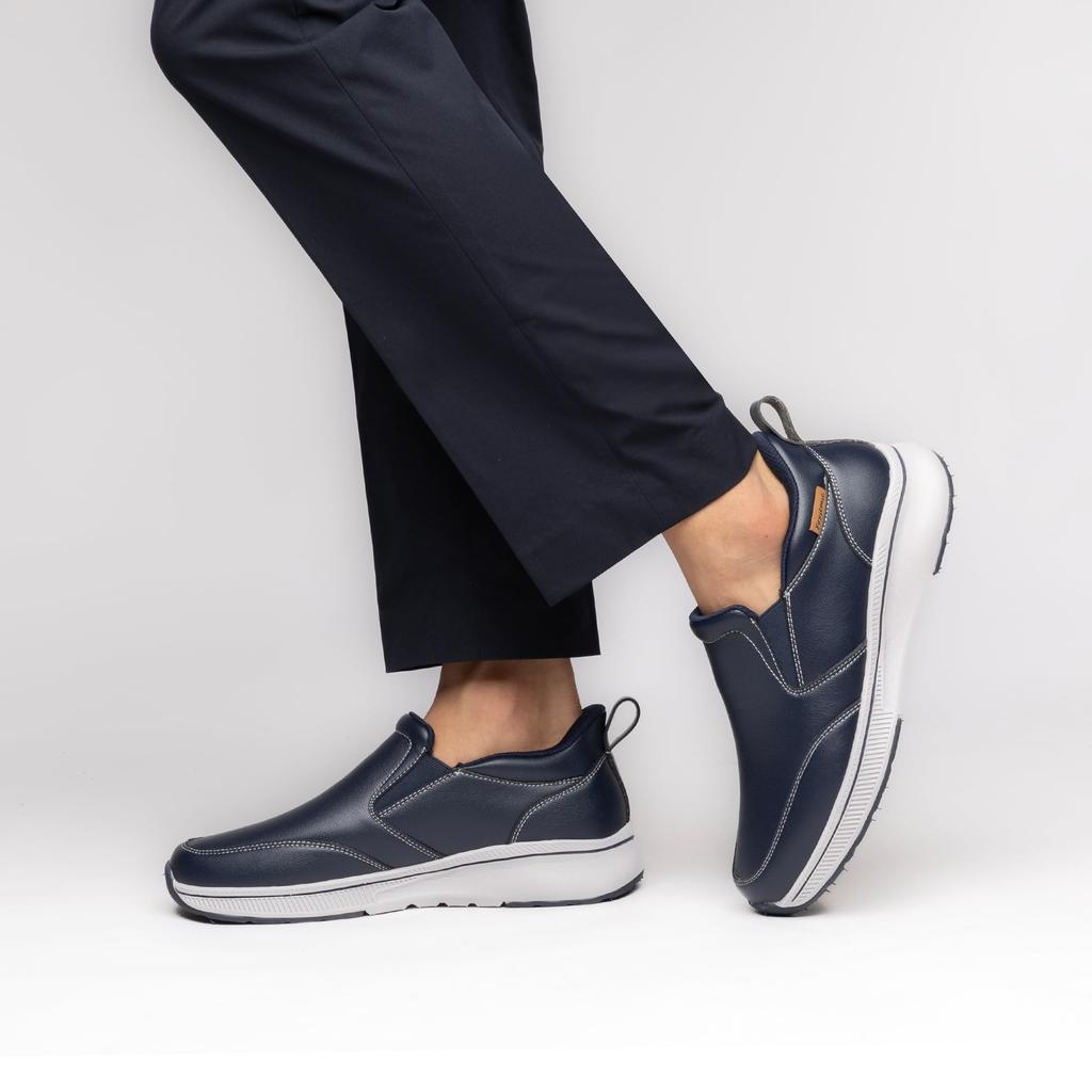 Foxsense Waterproof Walking Comfortable for Recommended by Physical Perfect for and Size Men's Loafers, Shoes, Standing, Therapists, Laceless,