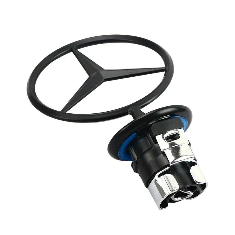 C200 E200 Für Mercedes Benz 1 Stück Auto Fronthauben-Emblem Zinklegierung Dekoration Abzeichen Für Mercedes Benz W204 W220 C180 C200 E260 E30