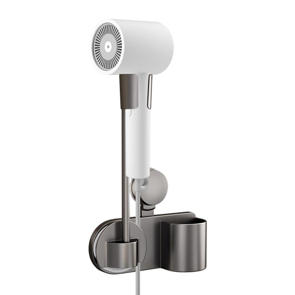 Hair Dryer Holder Suction Cup Storage Modern Universal Blow Dryer Holder Wall Mounted Storage For Home Apartment Hotel College