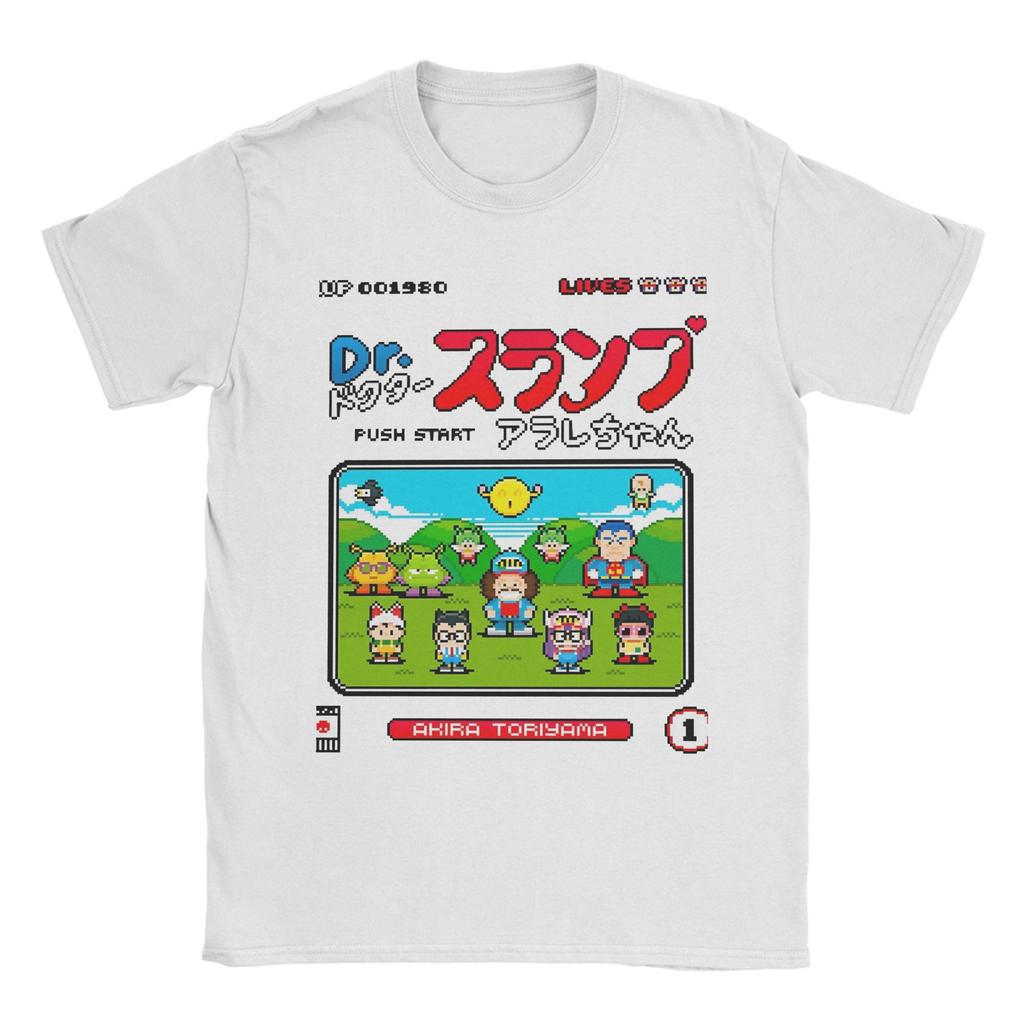 Camisetas Divertidas de Arale Dr. Slump Anime para Hombre y Mujer 100% Algodón Camiseta de Humor Cuello Redondo Mangas Cortas Ropa Nueva Llegada