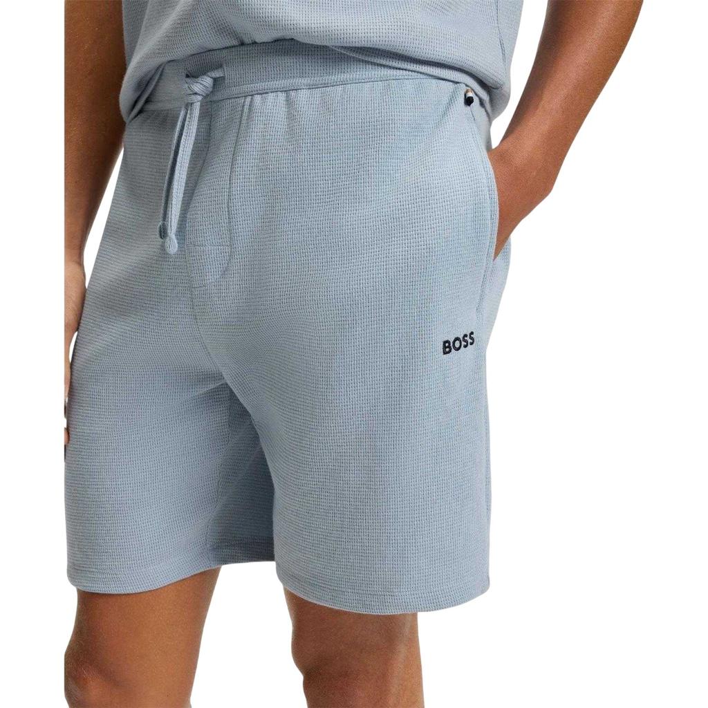 BOSS Mens Waffle Pyjama Shorts