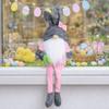 Cartoon Easter Rabbit Ornaments Carrot Fairy Pendants Creative Easter Gnome Decorations  Party