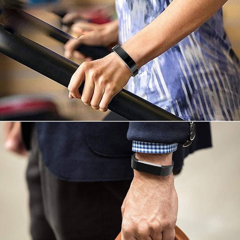 Elegant Metal Mesh Milanese Loop Band For Fitbit Alta Magnetic Stainless Steel Strap