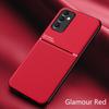 Magnetické tenké pouzdro do auta pro Samsung Galaxy A54 5G A55 A15 A25 A35 A34 A24 A14 A12 A32 A52 A13 A33 M23 M52 TPU Kožený kryt Funda