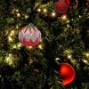 3Box Christmas Tree Hanging Decoration Electroplated Christmas Baubles Ornament Window and Door Ornament Party Supplies