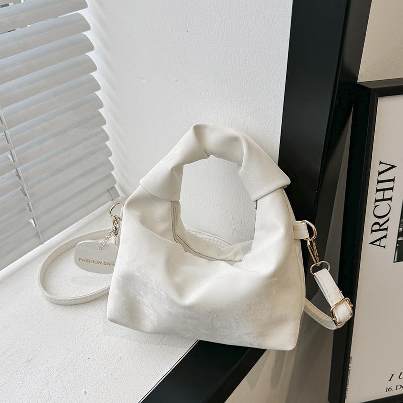 Dumpling bag cream puff women's bag 2025 new niche shoulder messenger bag handbag