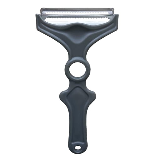Nonoji NAKED Cabbage Peeler, 2-Blade, Double Gray, CBP-05M, Black