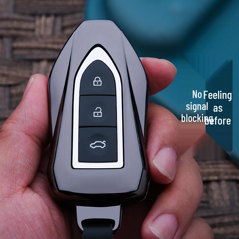Zotye T-Series Key Case: Compatible with T600, T500, T700, T300, Dama X5, SR7 - Metal Car Key Buckle