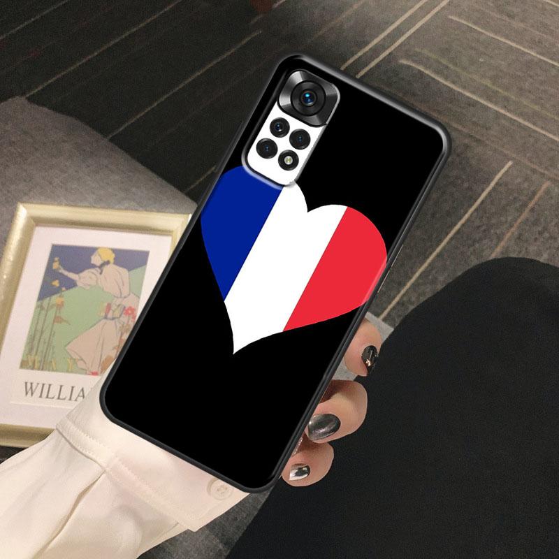France national flag Funda For Xiaomi Redmi Note 13 14 Pro 9 10 11 12 Pro 10S 11S 12S Redmi 13C 10C 12C 14C Case