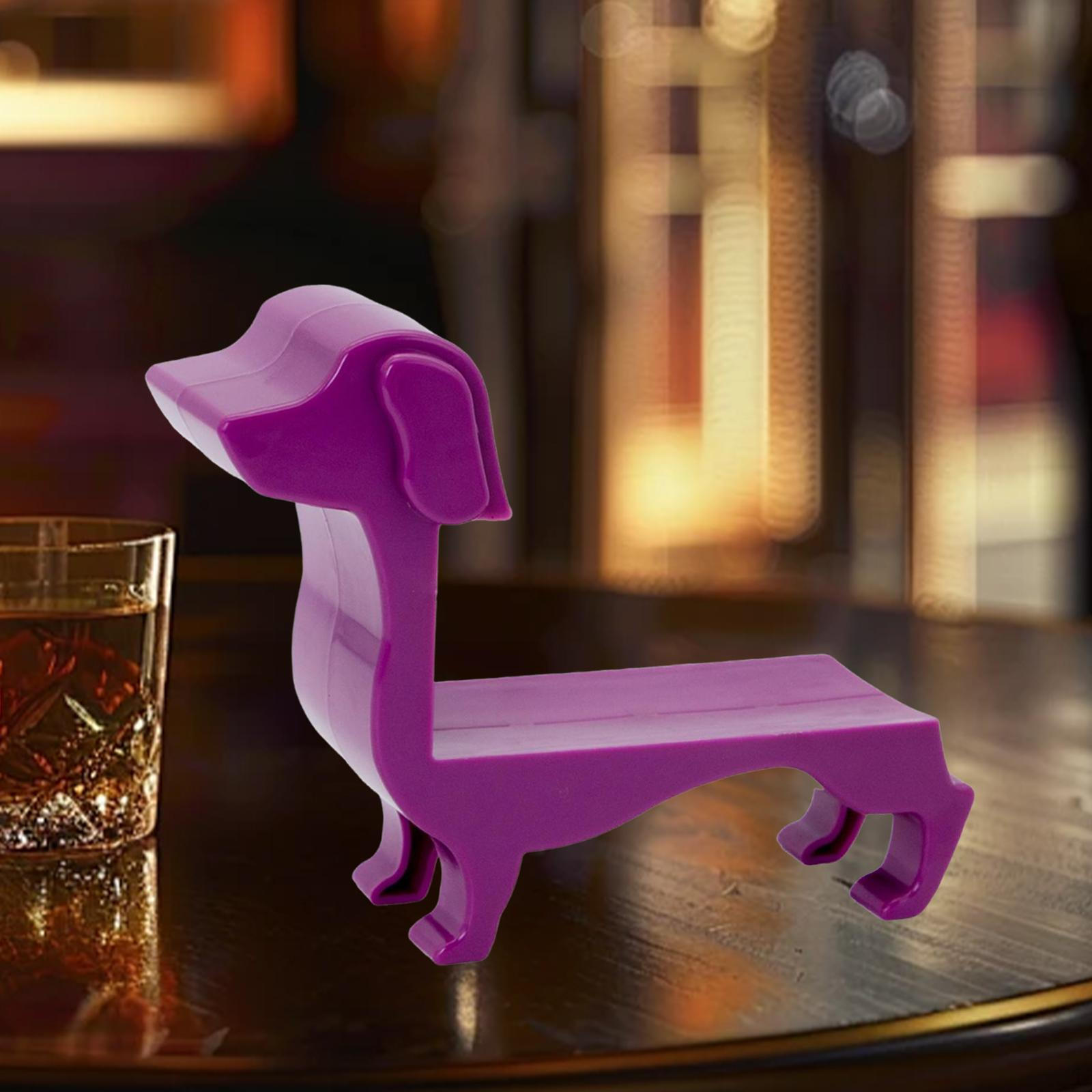 

Держатель для винной бутылки в виде таксы, милый подарок, современный многофункциональный органайзер, подставка для розы красного