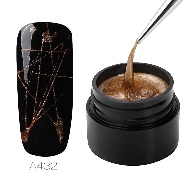 ROSALIND Nageldesign Punkt zum Linienzeichnen Ziehen Seide Spinne Gel Lack Nagel Dekoration Werkzeuge