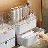 Makeup Organizer With Drawer Clear Cosmetic Storage Box Vanity Lipstick Skincare Organizer For Bathroom Makeup Storage Organizer