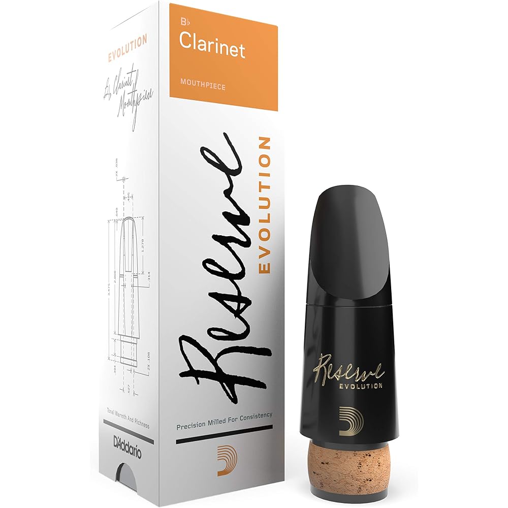 D Addario WOODWINDS Reserve EVOLUTION MCE-EV10E B Clarinet Mouthpiece
