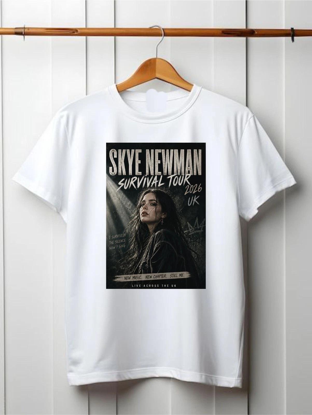 Skye Newman Survival Tour 2026 T Shirt UK Concert Dates Music Tee S