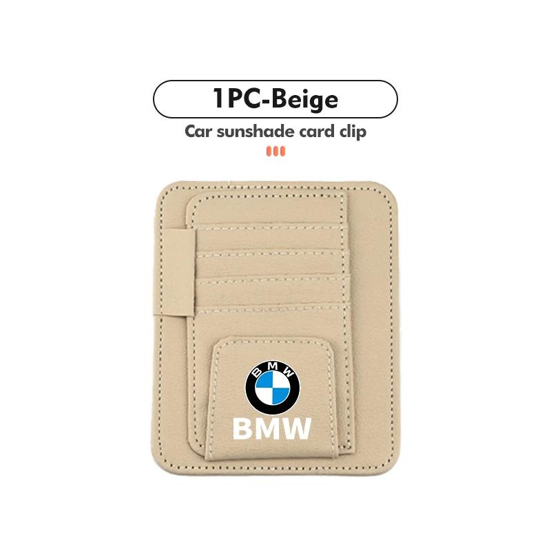XKUGH1 For BMW New 2025 For BMW Car Sunshade Card Package Holder Sunglasses Ticket Card Clip Accessory X1 X3 X5 E39 E46 E90 F20 E60 F30