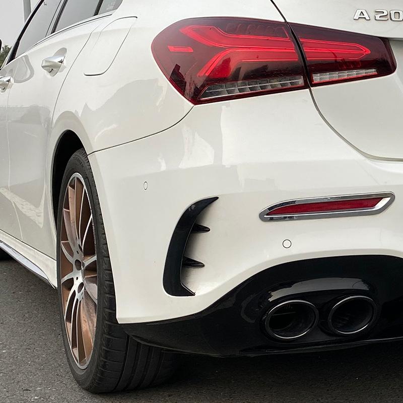 Potrivit pentru accesorii Mercedes-Benz CLA W177 Sedan A45 A35 A180 A200 A220 AMG 2019+ Spoiler bara spate laterală Capac aerisire Canard