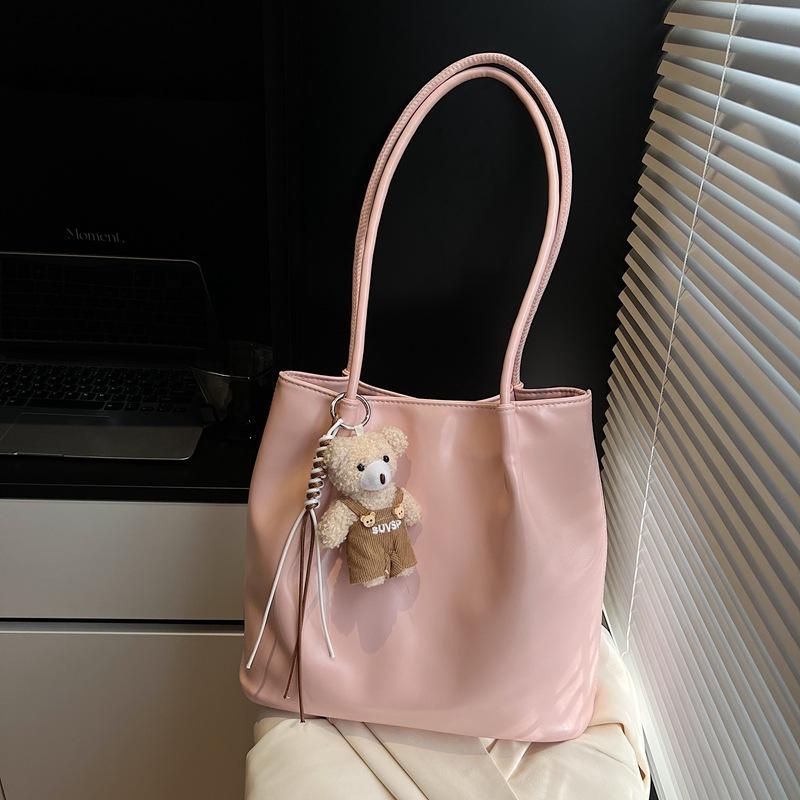 Large-capacity tote bag women's new versatile large-capacity bag simple casual shoulder bag commuter bag