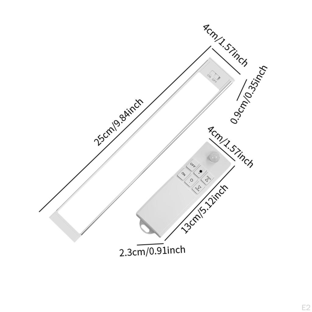 Battery-Powered Under Cupboard Light with Remote for Indoor Use In Closet And Hallway