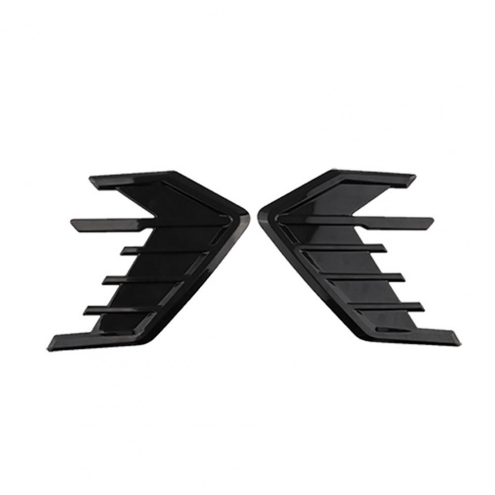 

2 шт. универсальная автомобильная листовая пластина украшение боковое крыло моторы модифицированное боковое крыло крыло для HONDA для VW для Tesla BEN чёрный