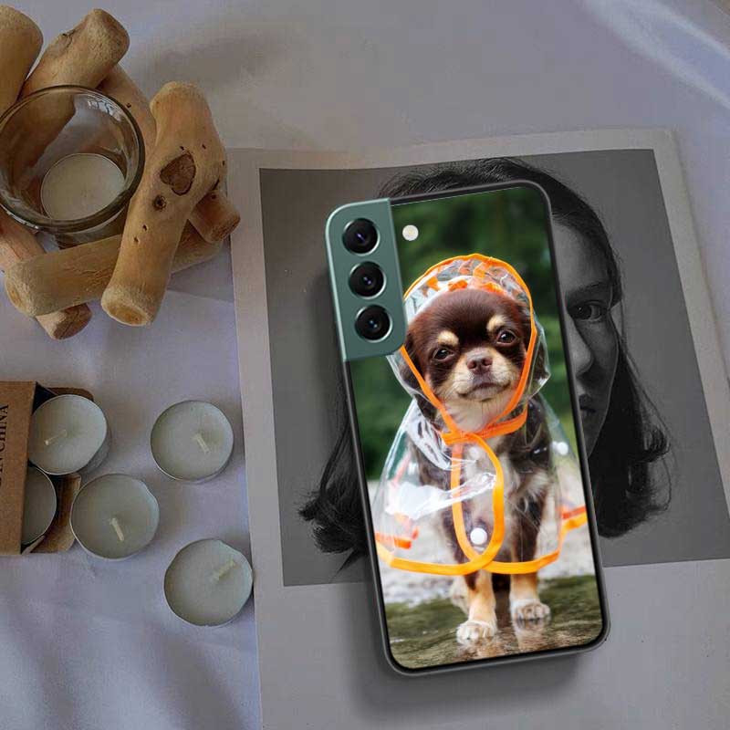 

Милый питомец собака чихуахуа телефон для Samsung Galaxy S20 FE S21 Plus S22 S23 S24 Ultra чехол S10 S10E S9 S8 S7 Edge чехол силиконовый мягкий Samsung S23 Ultra