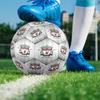 Football team.C Print Size 5 Soccer Ball, PU Wear Resistant Football for Match Training and Daily Practice, Birthday Gift for Soccer Fans