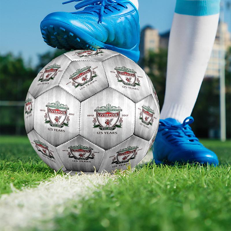 Football team.C Print Size 5 Soccer Ball, PU Wear Resistant Football for Match Training and Daily Practice, Birthday Gift for Soccer Fans