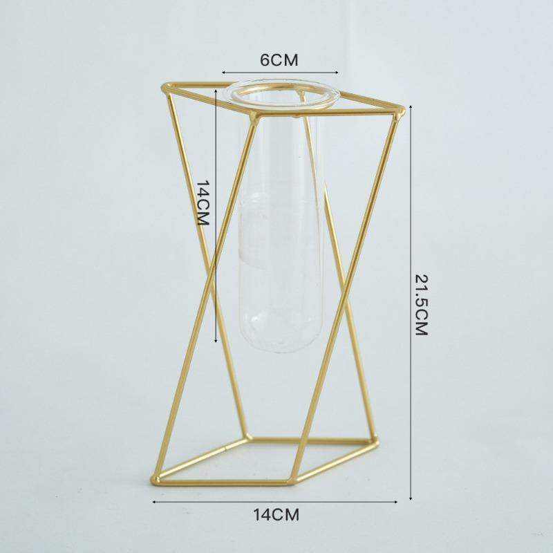 Home Decorations: Living Room Desktop Flower Arranger Table Dried Flowers Artificial Flower Vase