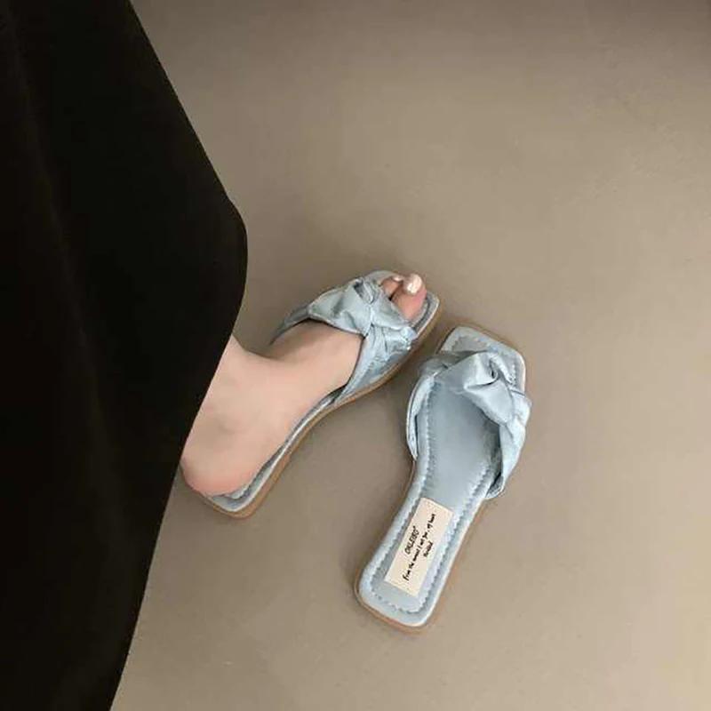 Fashion 2025Gladiator Summer Open Toe  Shoes Casual Beach Vacation Ladies Flats Slides Flip Flop