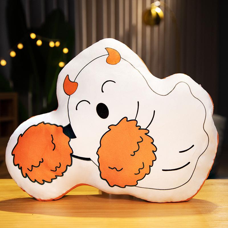 Halloween Spook Pluche Kussen Met Grappige Demon Print Voor Feestdecoraties En Cadeau-ideeën