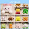 Smiling Fruit Plush Toy Keychain For Kids With Soft Short Plush Material