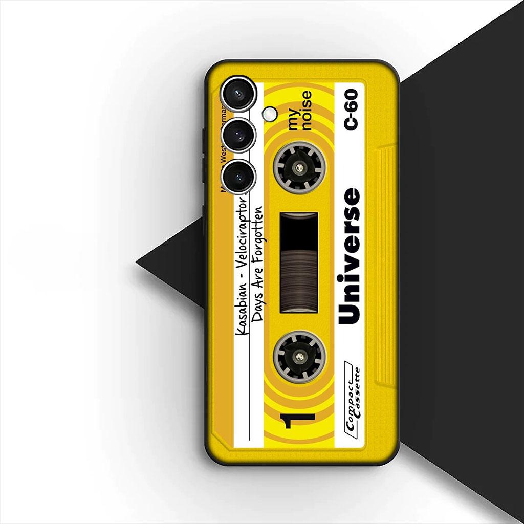Phone Cover for Samsung Galaxy S22 S21 S20 FE Ultra Plus A07 A17 A15 A16 A25 A57 A37 Case Retro Camera Vintage Cassette Tape