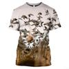3D Printed Mouse Cheese Raccoon T-Shirt For Men Cartoon Animal Pattern Tees Summer Loose Round Neck Tops T Shirts Short Sleeves