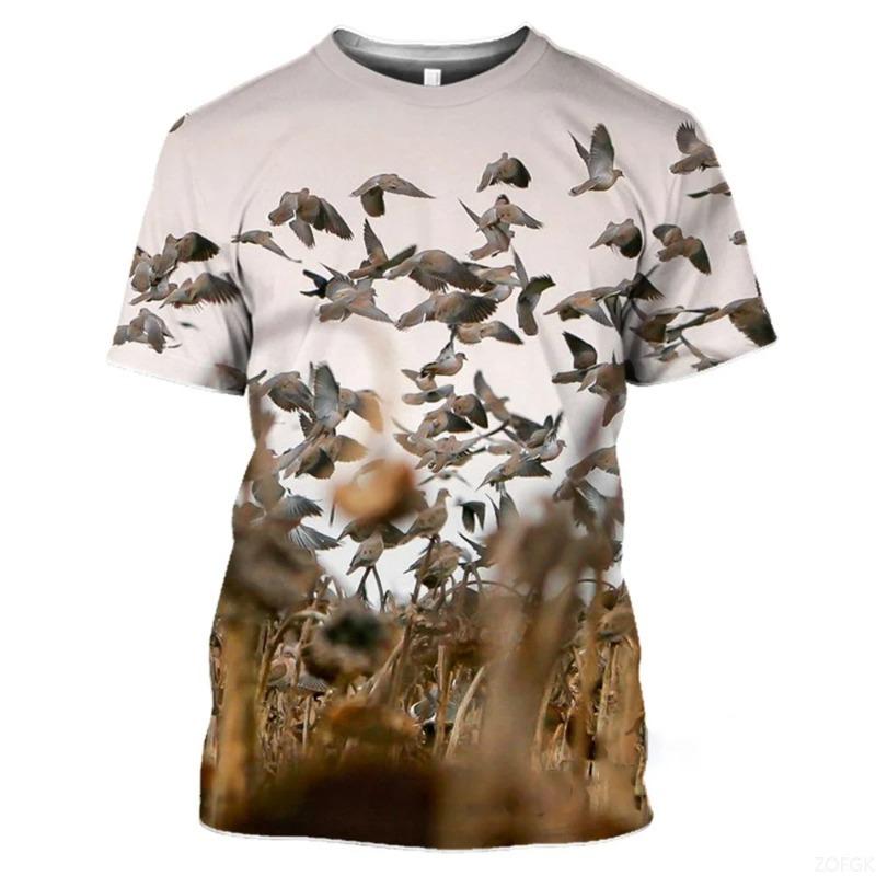3D Printed Mouse Cheese Raccoon T-Shirt For Men Cartoon Animal Pattern Tees Summer Loose Round Neck Tops T Shirts Short Sleeves