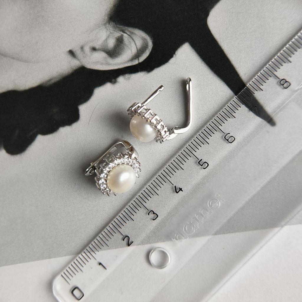 Cercei din argint cu perle naturale (2197980)