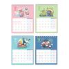 Sunstar Stationery Kanahei 2026 Desk Small Pisuke and the S8521735 Calendar, Kanahei's Animals Rabbit,
